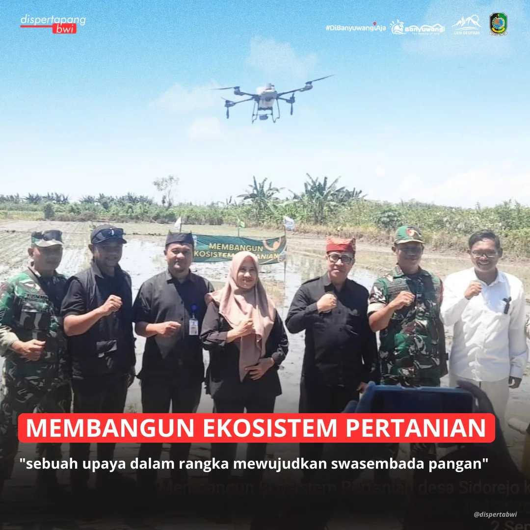 Serah Terima Drone Sprayer